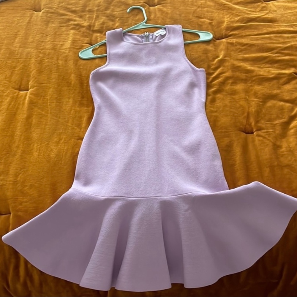 Superdown form fitting lavender mini dress